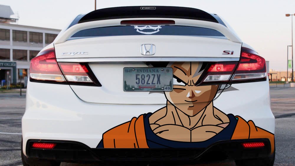 Bardook wrap on the trunk - Car Wrap Store