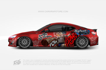 Harley Quinn【HQ-07】 - Car Wrap Store