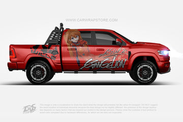 Soryu Asuka Langley Neon Genesis Evangelion【EVA-08】 - Car Wrap Store