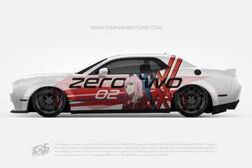 Zero Two DARLING in the FRANXX【002-04】 - Car Wrap Store