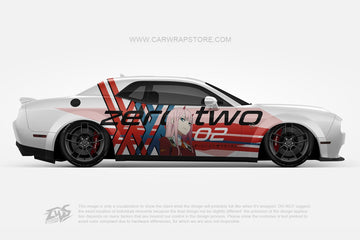 Zero Two DARLING in the FRANXX【002-04】 - Car Wrap Store