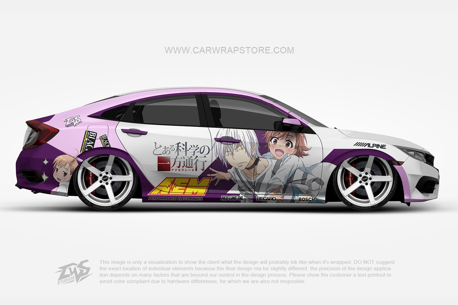 Accelerator A Certain Magical Index - Car Wrap Store