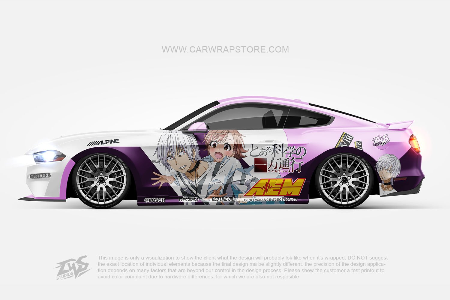 Accelerator A Certain Magical Index - Car Wrap Store
