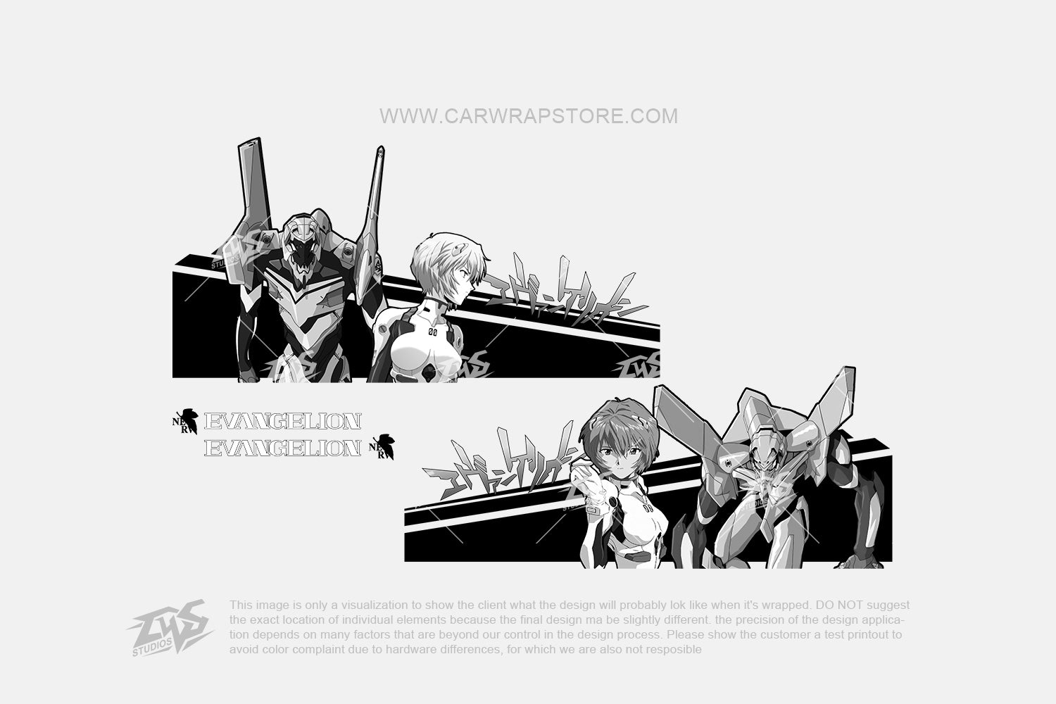 Ayanami Rei Neon Genesis Evangelion【EVA-12】 - Car Wrap Store