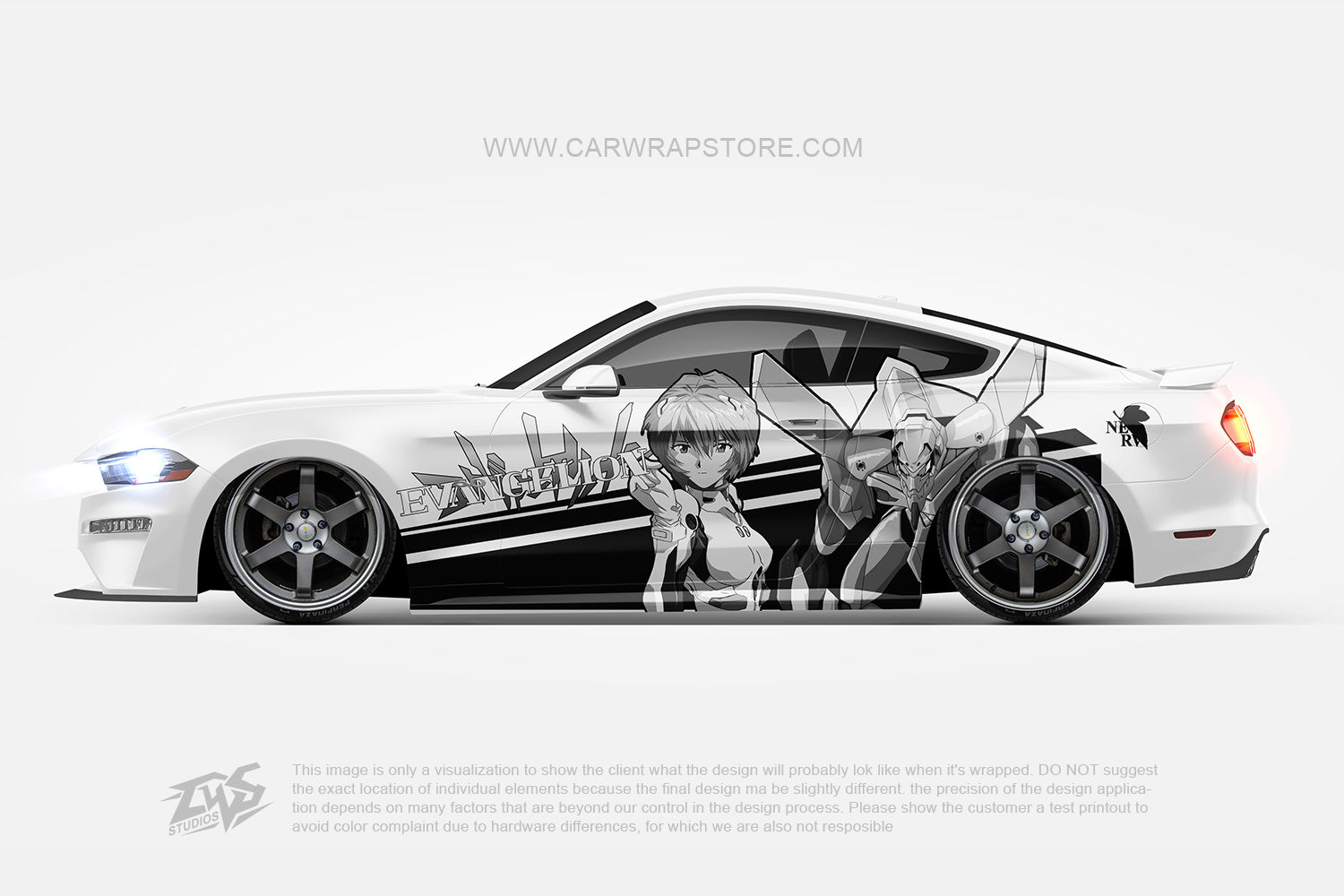 Ayanami Rei Neon Genesis Evangelion【EVA-12】 - Car Wrap Store