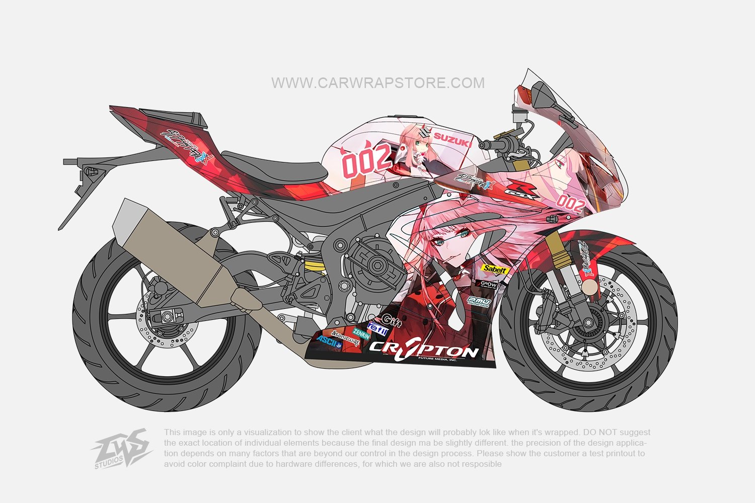Darling in the franxx 002【MT-03】 - Car Wrap Store
