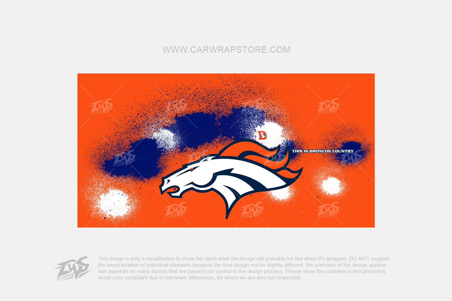 Denver Broncos【NFL-05】 - Car Wrap Store
