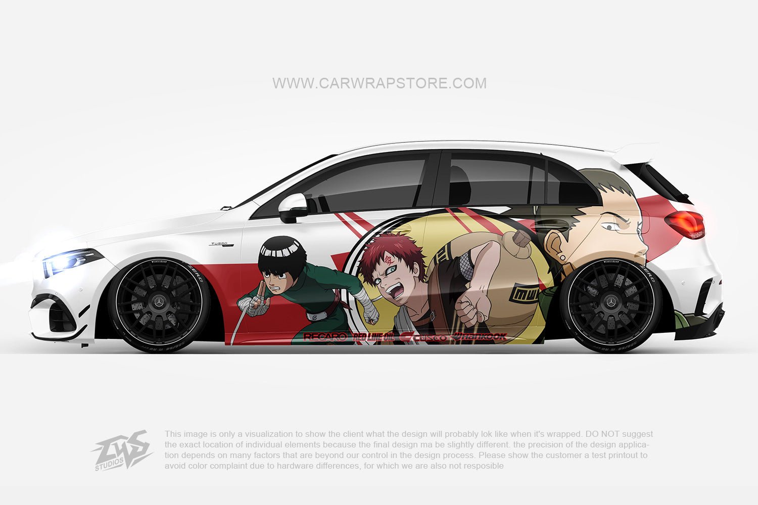 Gaara Rock Lee Nara Shikamaru Naruto【NA-06】 - Car Wrap Store