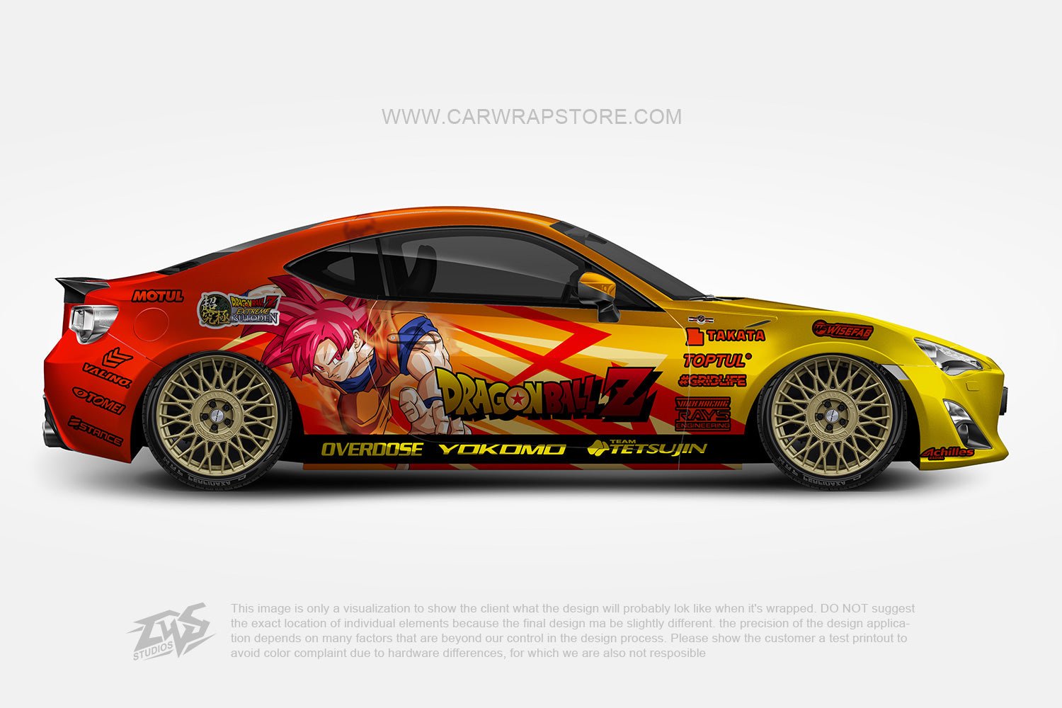 Goku Dragon Ball Z【DBZ-04】 - Car Wrap Store