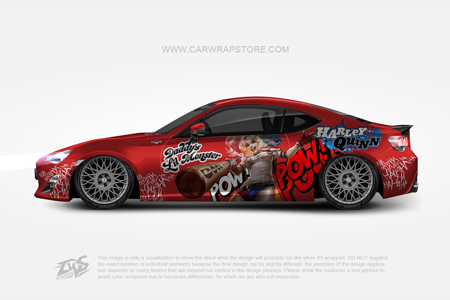 Harley Quinn【HQ-07】 - Car Wrap Store