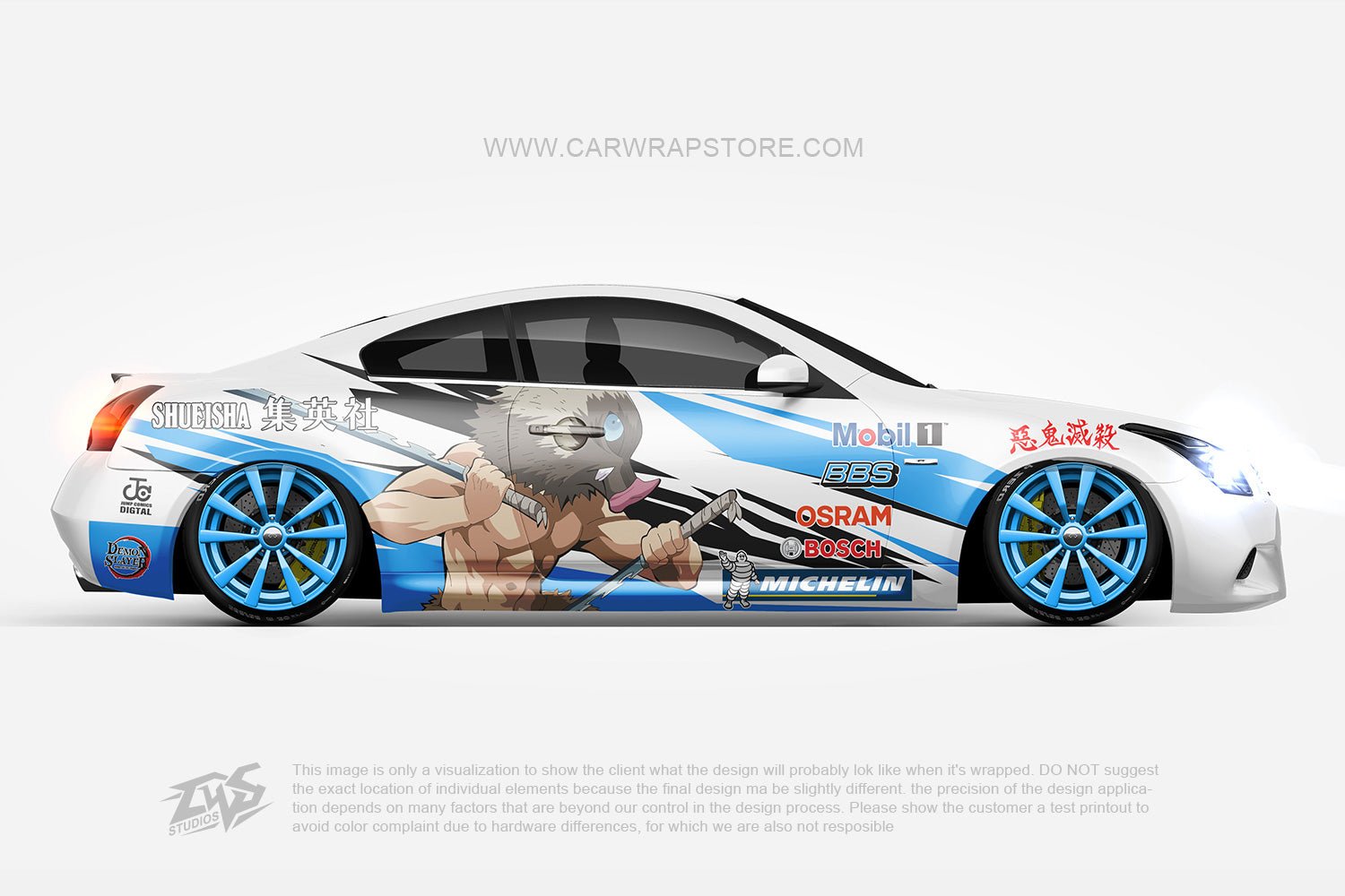 Hashibira Inosuke Demon Slayer 【DS-04】 - Car Wrap Store