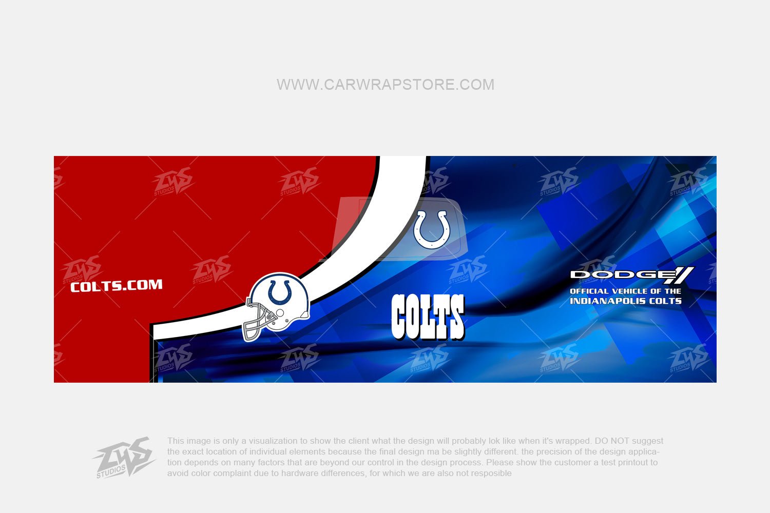Indianapolis Colts【NFL-01】 - Car Wrap Store