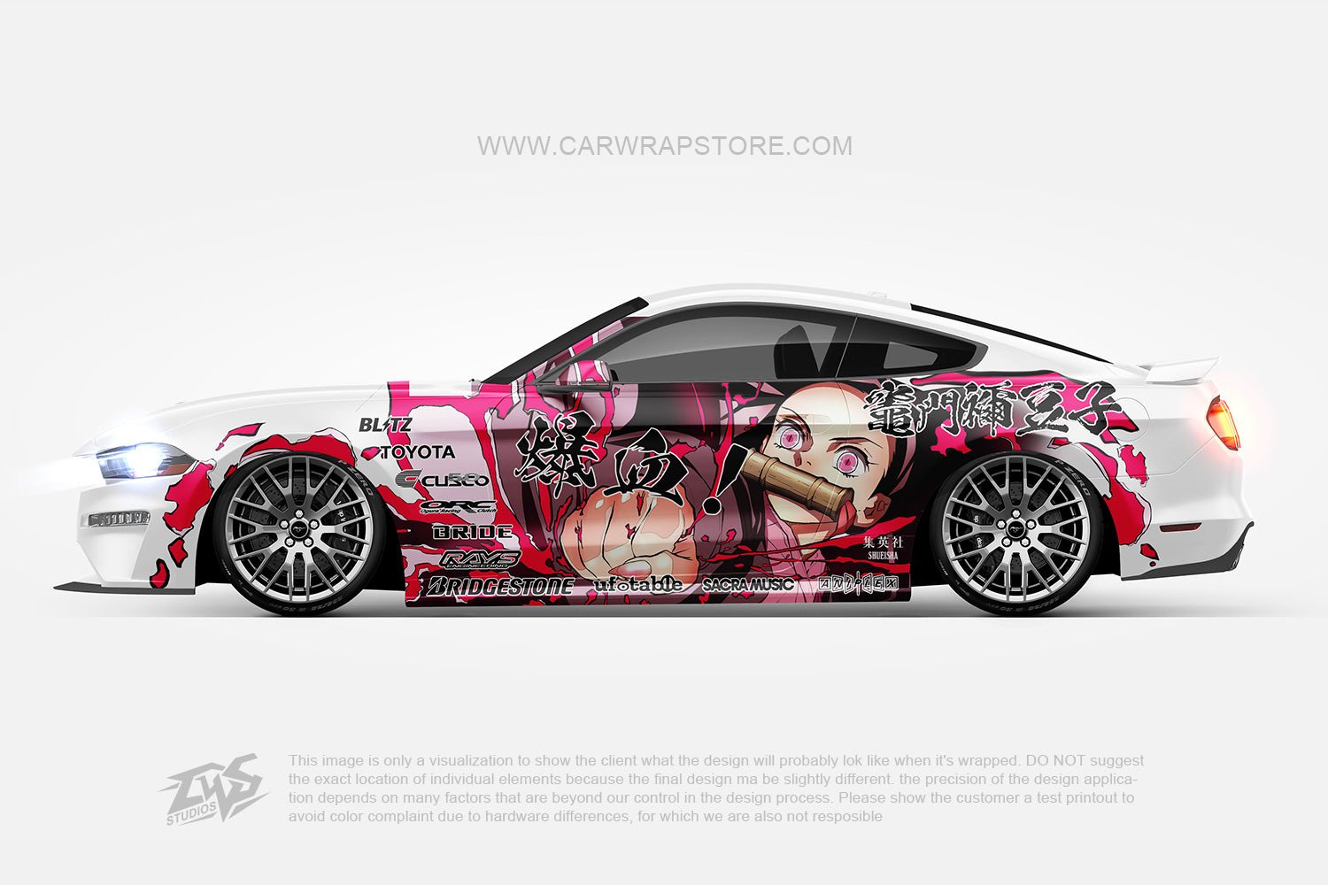 Kamado Nezuko Demon Slayer 【DS-03】 - Car Wrap Store