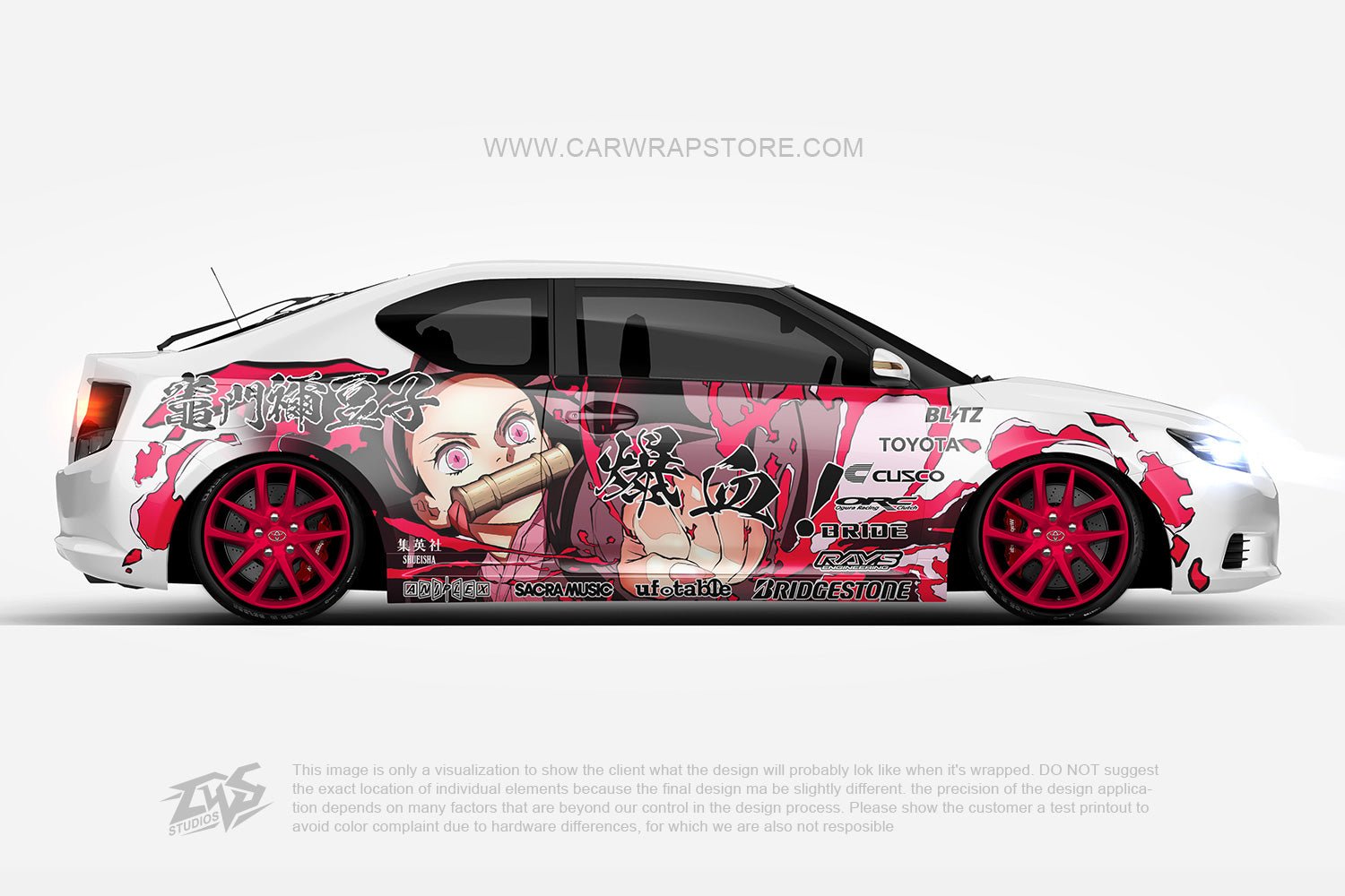 Kamado Nezuko Demon Slayer 【DS-03】 - Car Wrap Store
