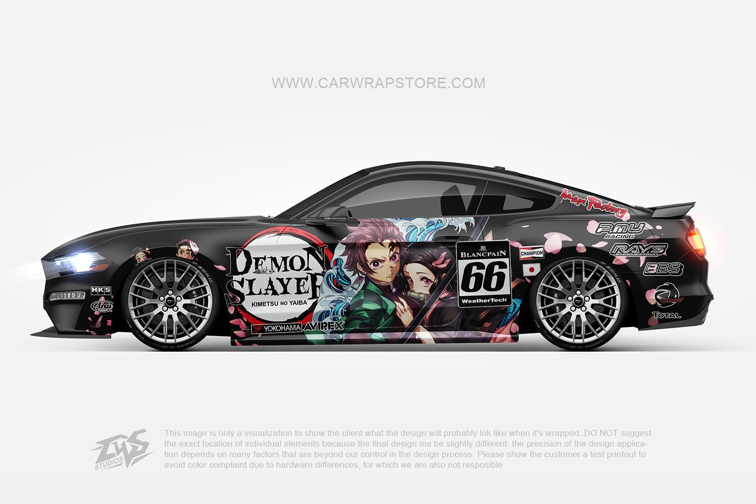 Kamado Tanjirou Tomioka Giyuu Demon Slayer 【DS-07】 - Car Wrap Store