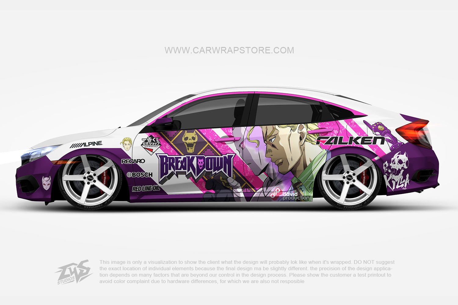 Kira Yoshikage Jojo's Bizarre Adventure【JOJO-01】 - Car Wrap Store