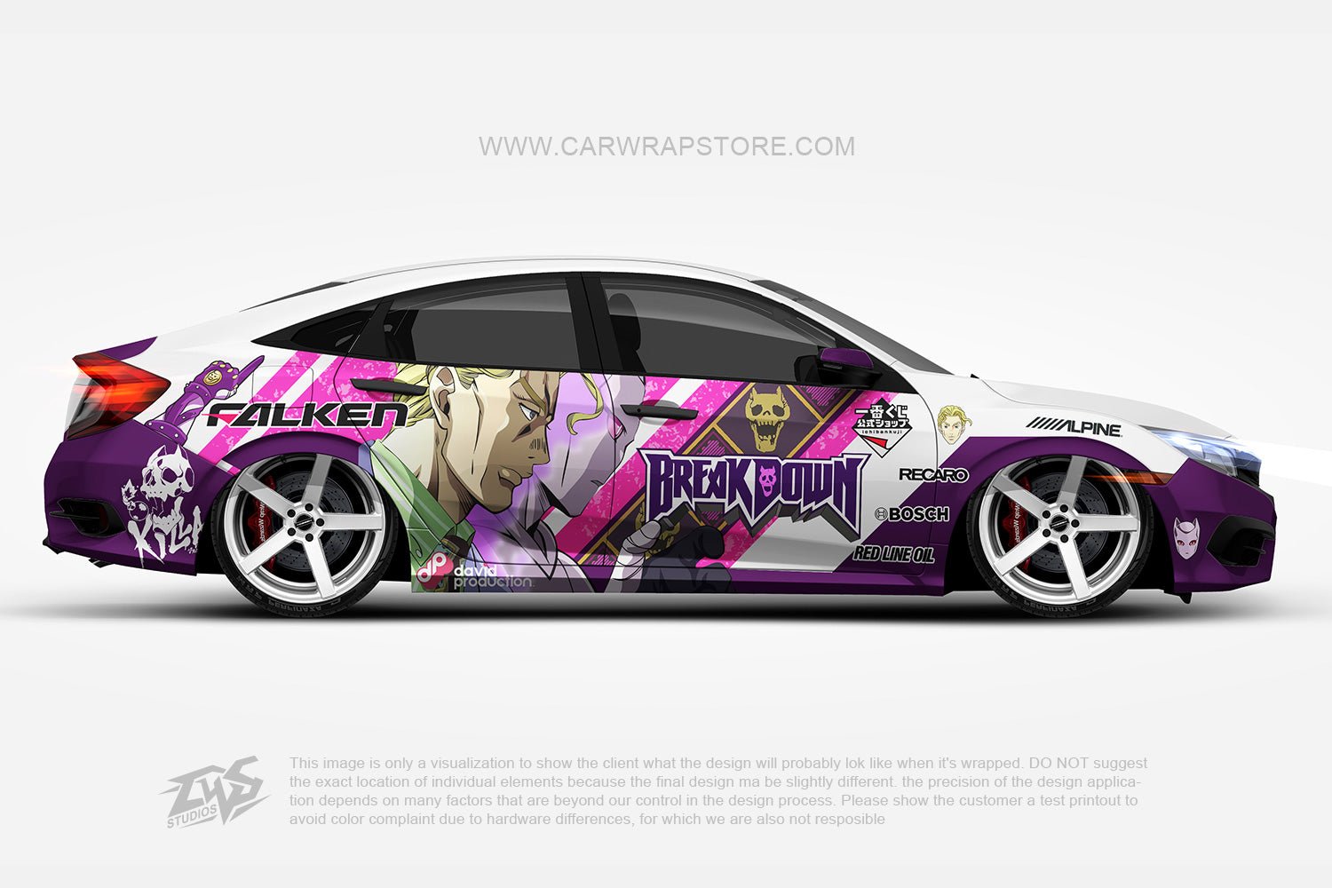 Kira Yoshikage Jojo's Bizarre Adventure【JOJO-01】 - Car Wrap Store