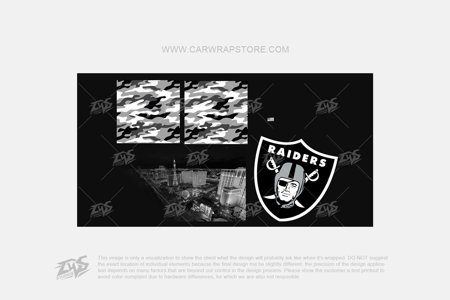 Las Vegas Raiders【NFL-07】 - Car Wrap Store