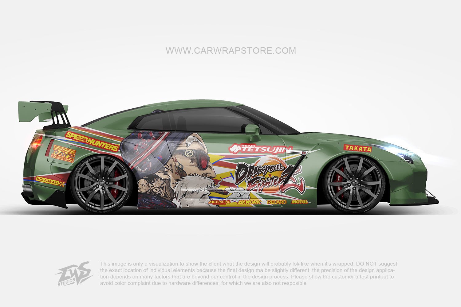 Master Roshi Dragon Ball Z【DBZ-06】 - Car Wrap Store