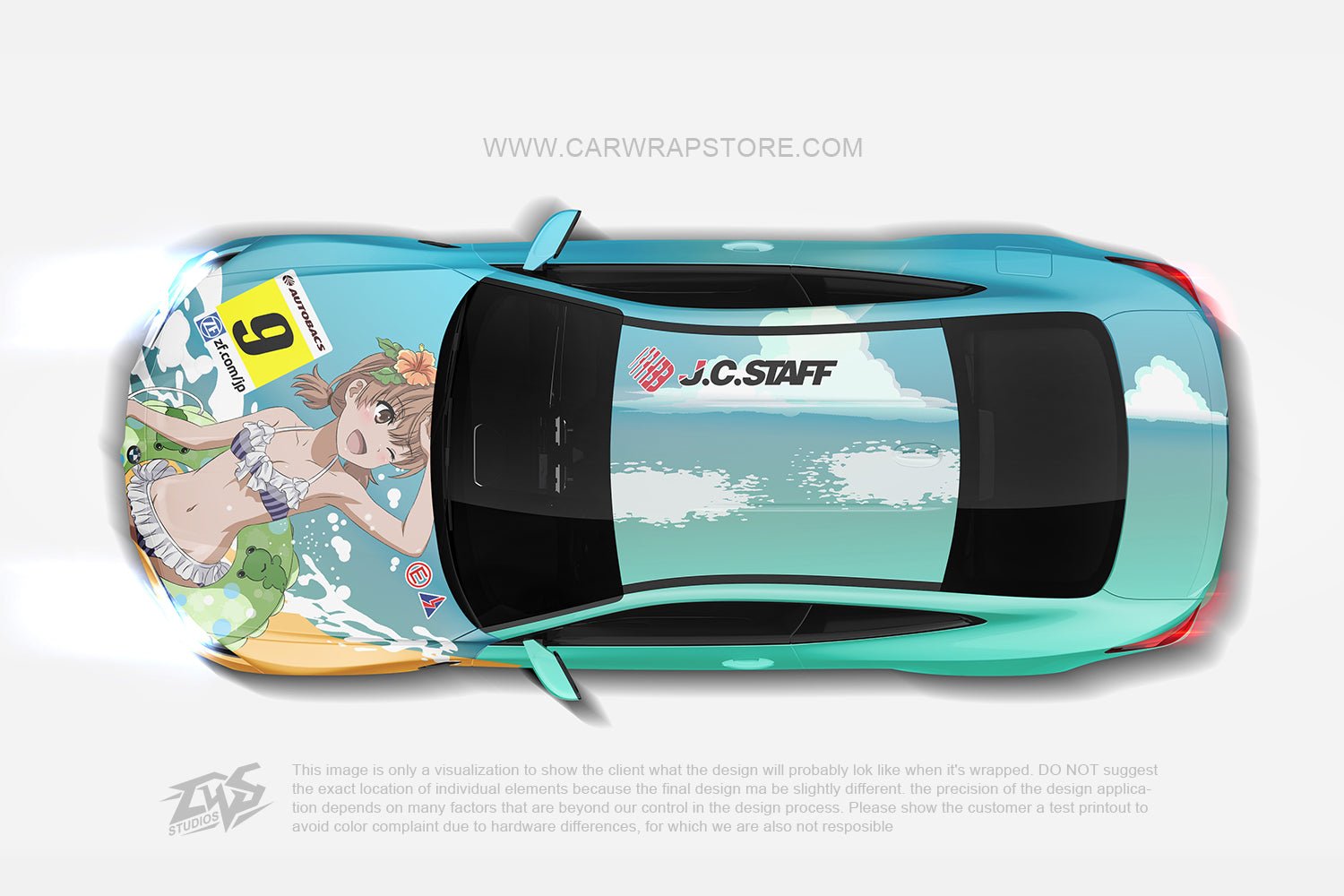 Misaka Mikoto 【MM-01】 - Car Wrap Store