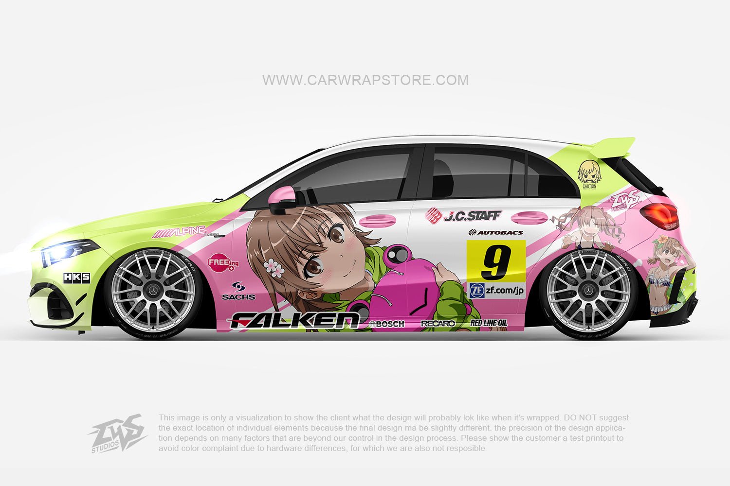Misaka Mikoto 【MM-03】 - Car Wrap Store
