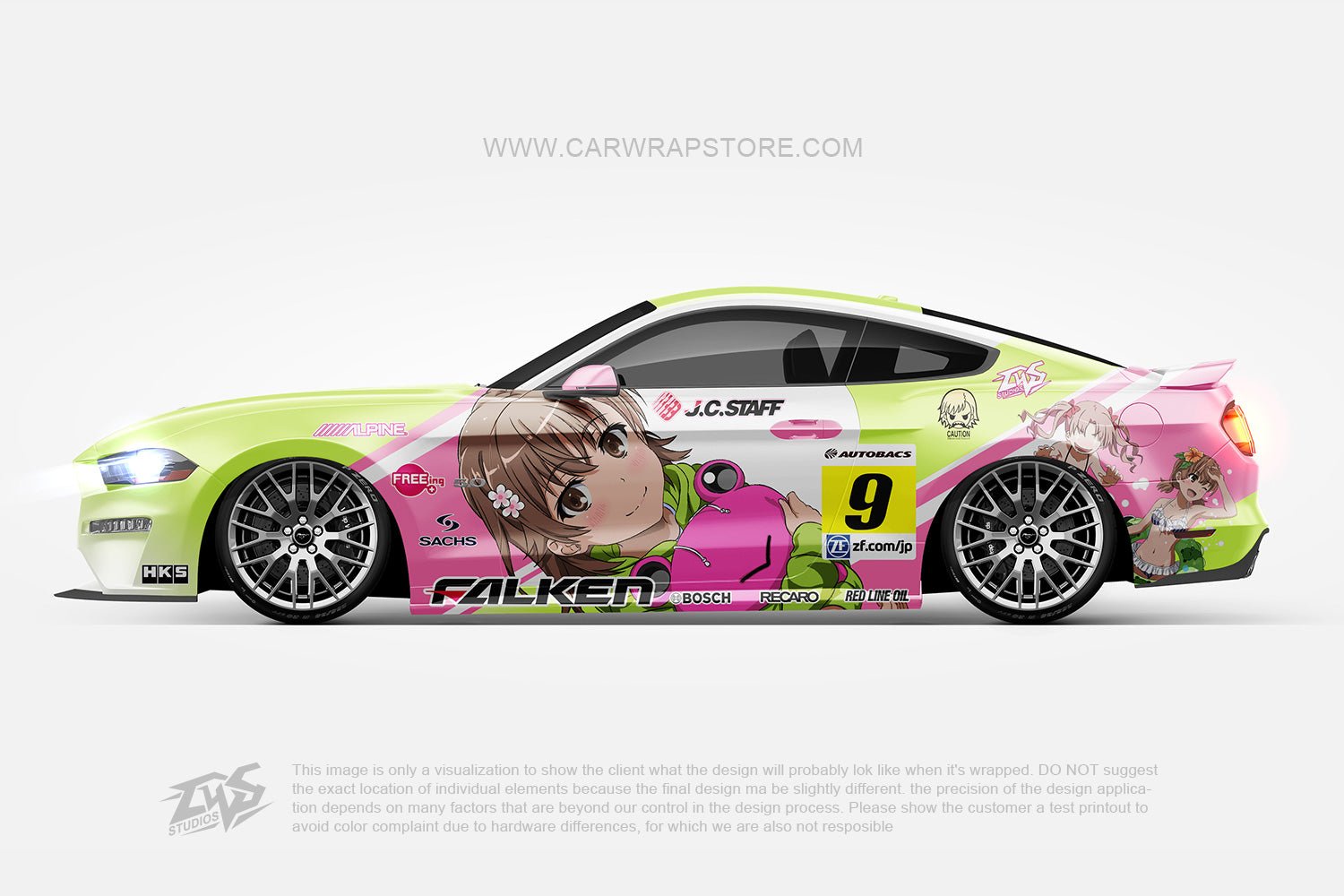 Misaka Mikoto 【MM-03】 - Car Wrap Store