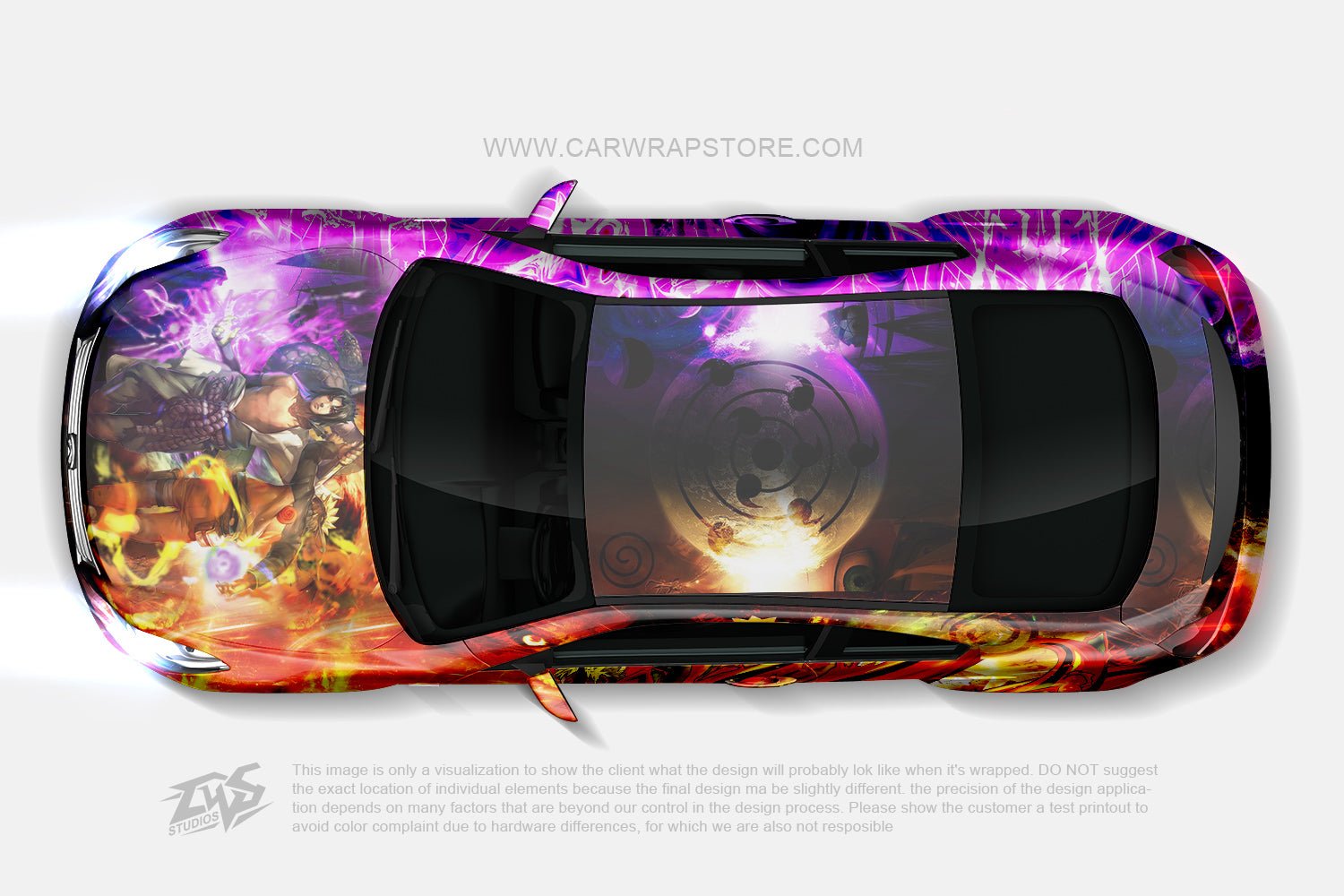 Naruto Uzumaki and Sasuke【NA-14】 - Car Wrap Store