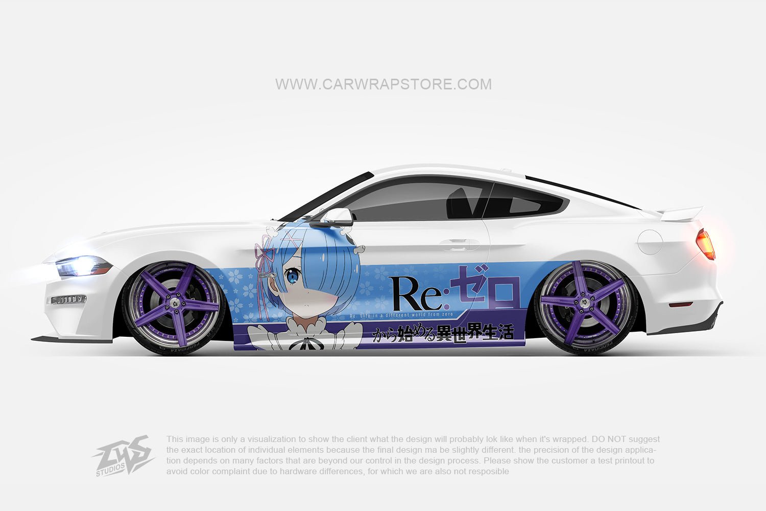Rem Re:Zero -Death or Kiss-【RE-01】 - Car Wrap Store
