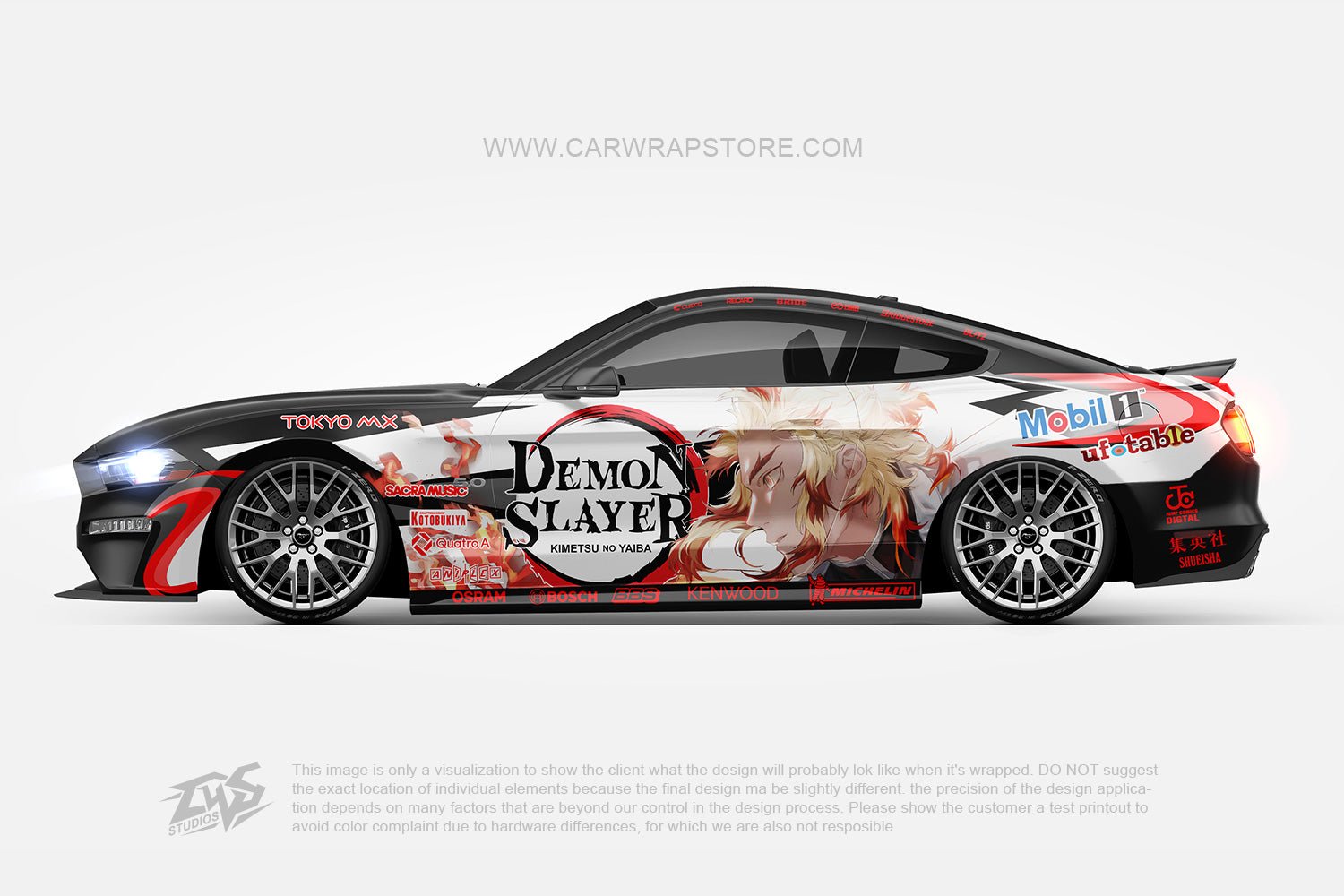 Rengoku Kyoujurou Demon Slayer 【DS-01】 - Car Wrap Store