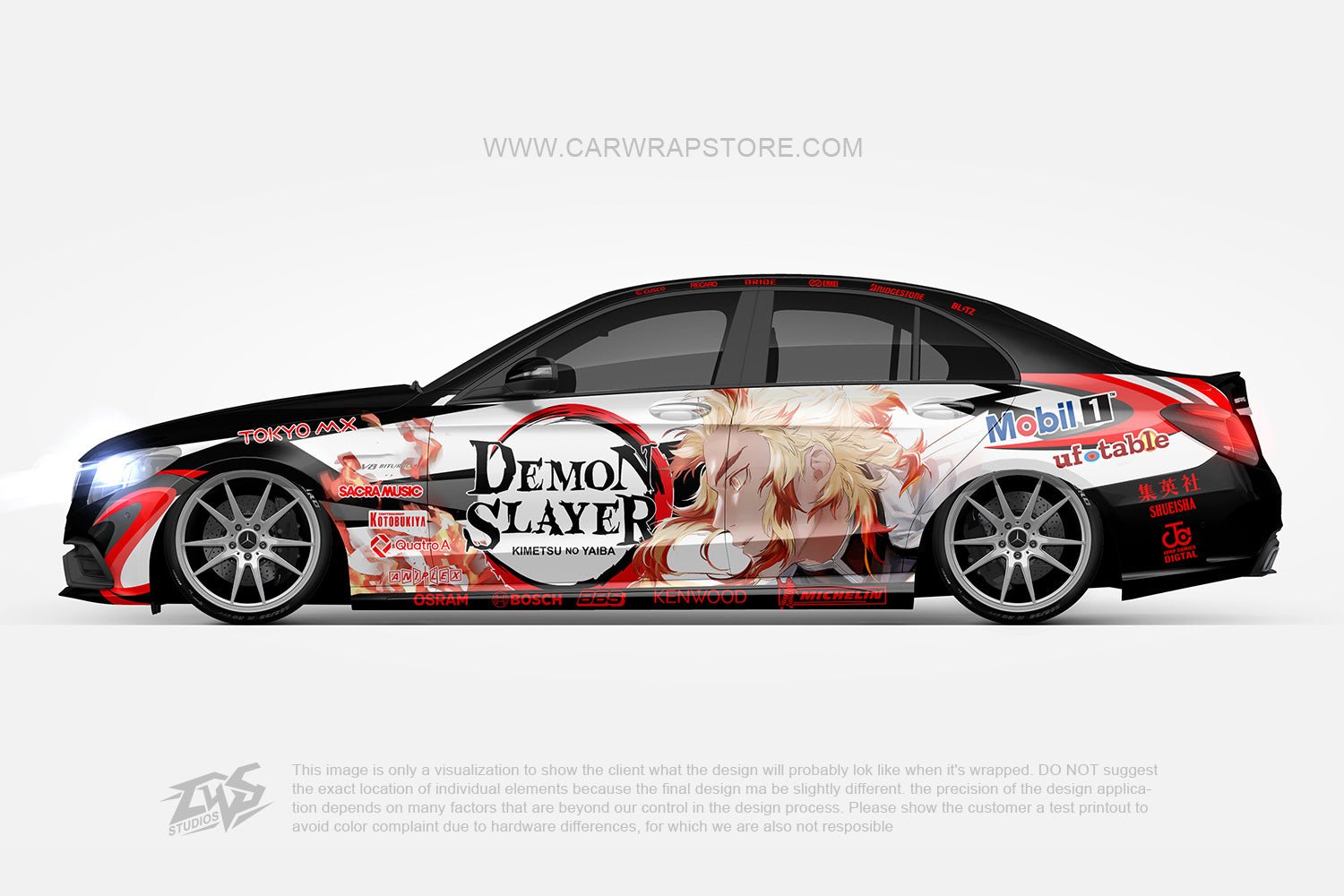 Rengoku Kyoujurou Demon Slayer 【DS-01】 - Car Wrap Store