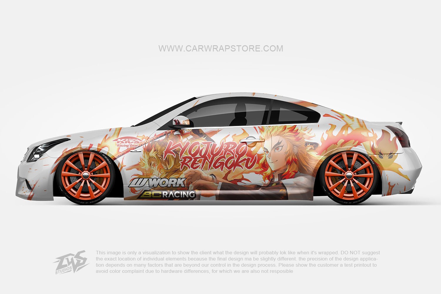 Rengoku Shinjuro Demon Slayer 【DS-08】 - Car Wrap Store