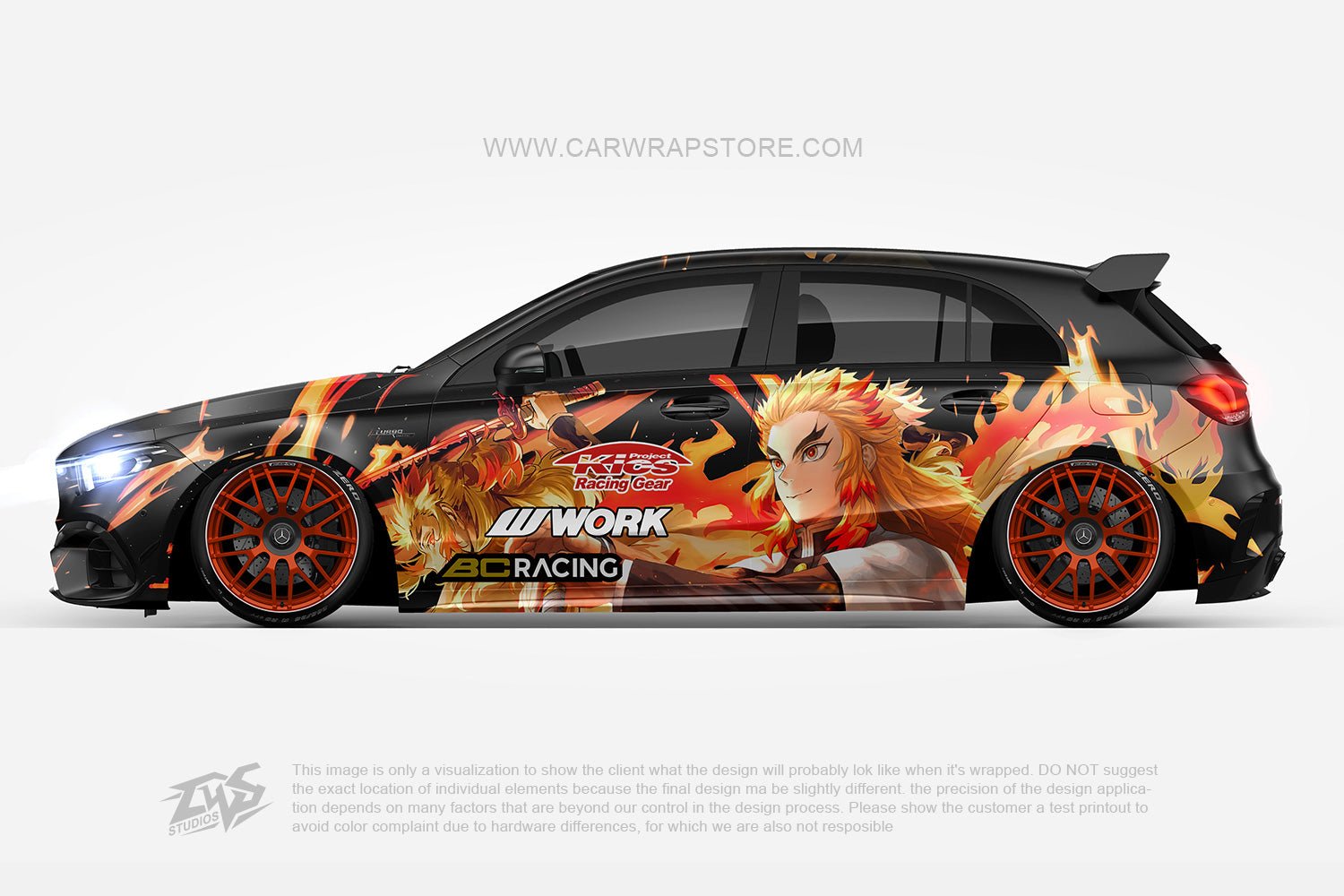 Rengoku Shinjuro Demon Slayer 【DS-08】 - Car Wrap Store
