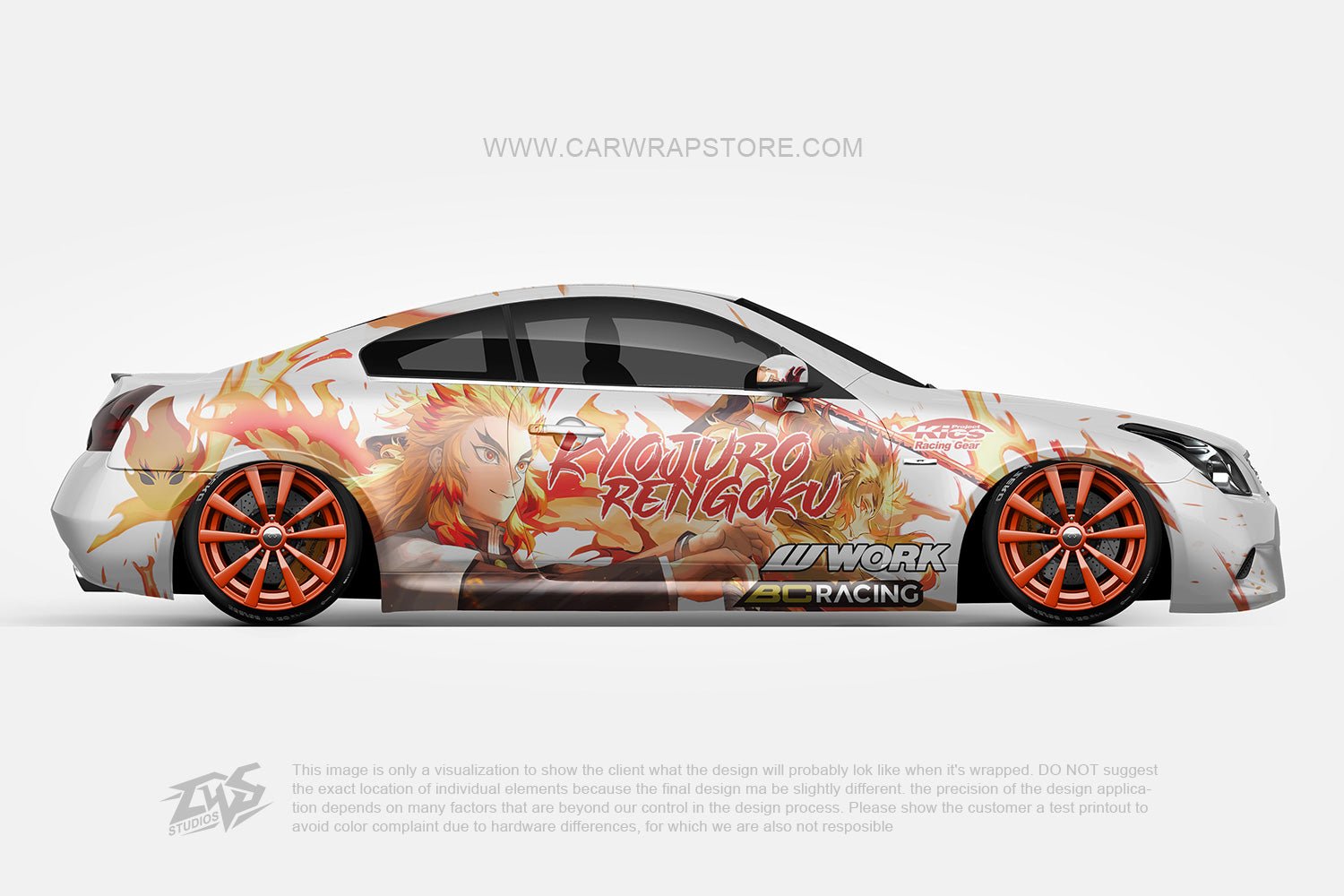 Rengoku Shinjuro Demon Slayer 【DS-08】 - Car Wrap Store