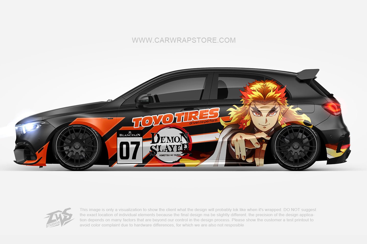 Rengoku Shinjuro Demon Slayer 【DS-12】 - Car Wrap Store