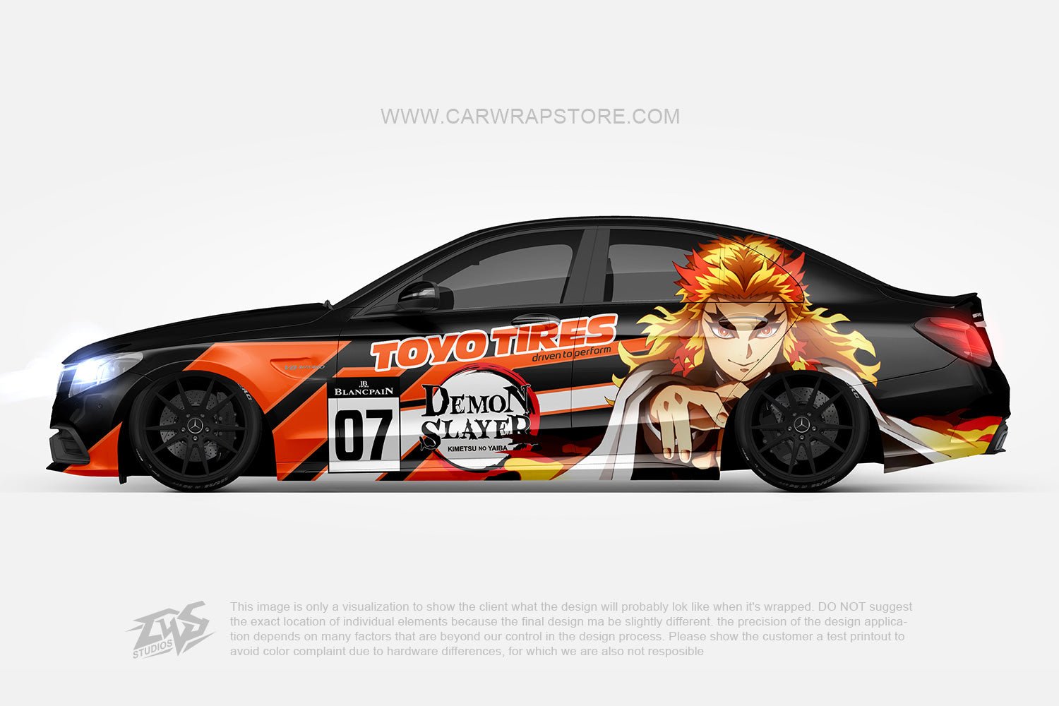 Rengoku Shinjuro Demon Slayer 【DS-12】 - Car Wrap Store