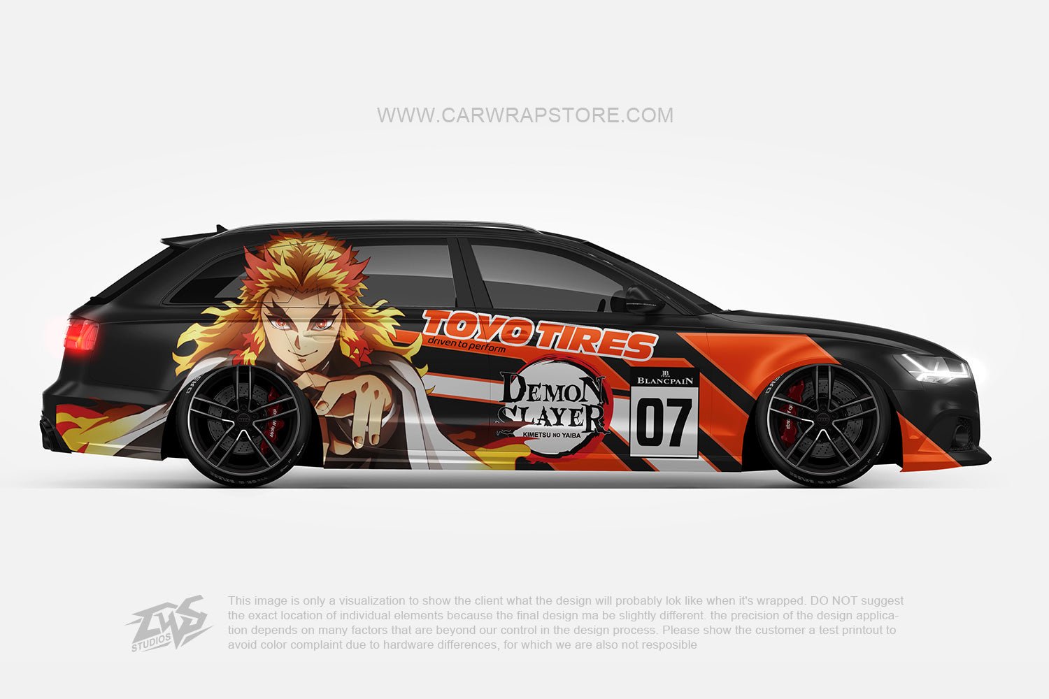 Rengoku Shinjuro Demon Slayer 【DS-12】 - Car Wrap Store