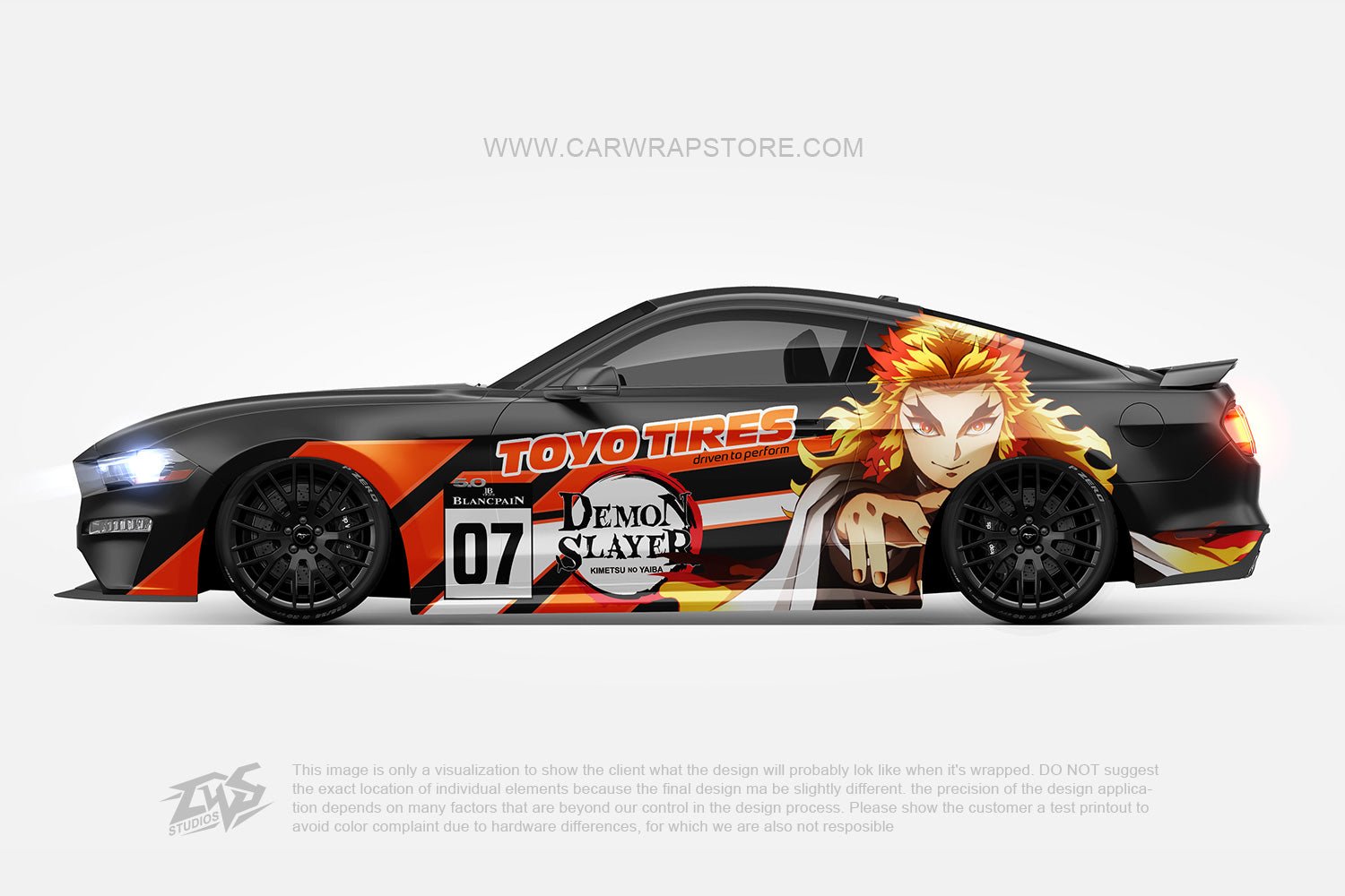 Rengoku Shinjuro Demon Slayer 【DS-12】 - Car Wrap Store