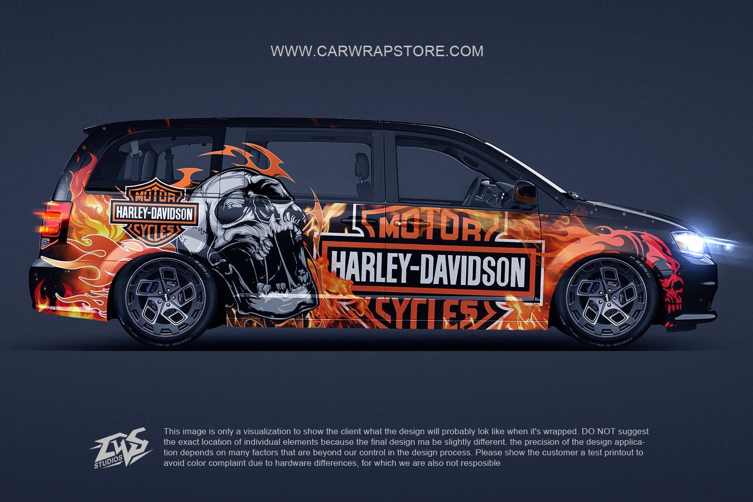 Skull Full Wrap - Car Wrap Store