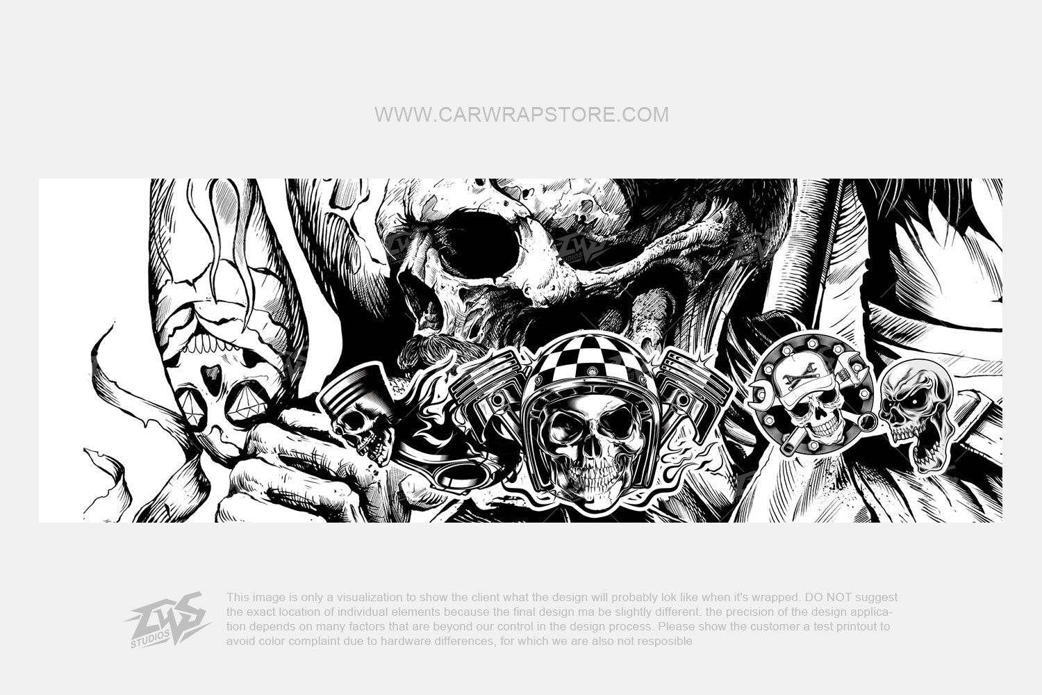 Skulls【SK-05】 - Car Wrap Store