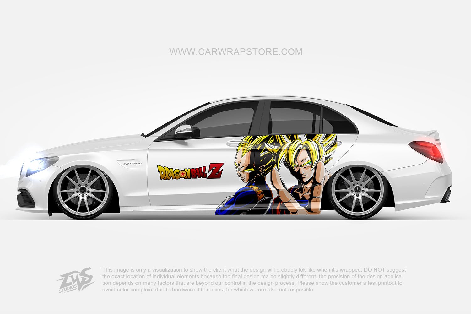 Son Goku and Vegeta【DBZ-15】 - Car Wrap Store