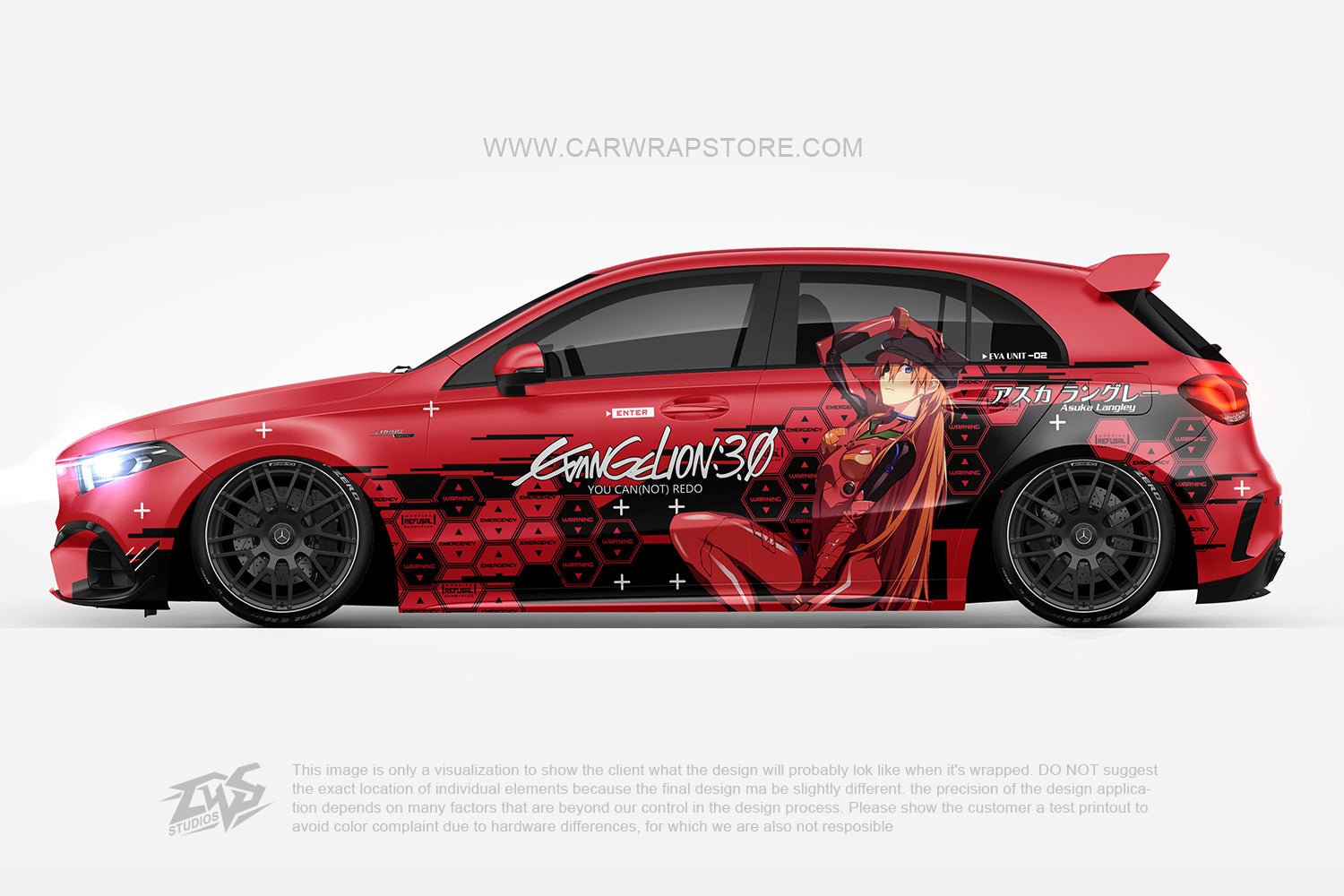 Soryu Asuka Langley Neon Genesis Evangelion【EVA-01】 - Car Wrap Store