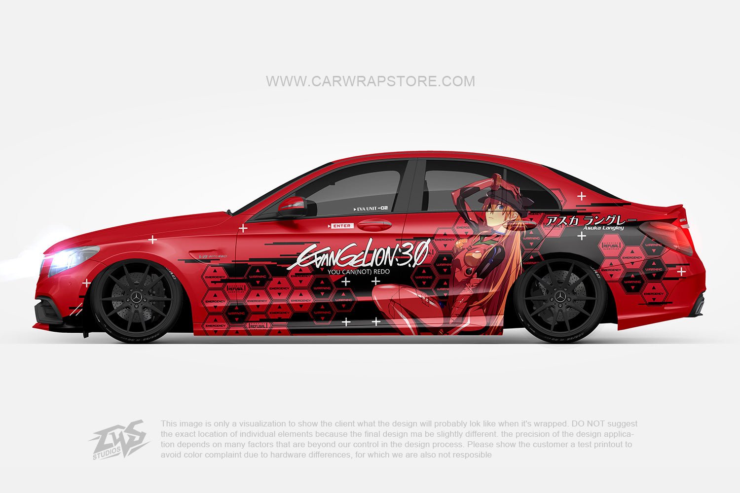 Soryu Asuka Langley Neon Genesis Evangelion【EVA-01】 - Car Wrap Store