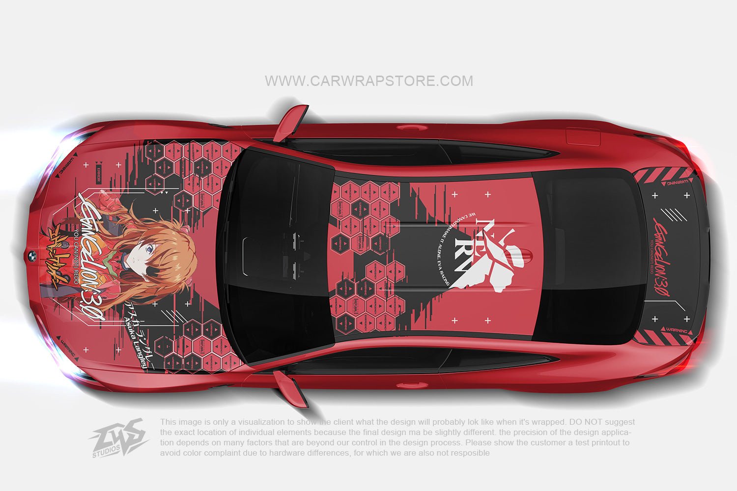 Soryu Asuka Langley Neon Genesis Evangelion【EVA-01】 - Car Wrap Store