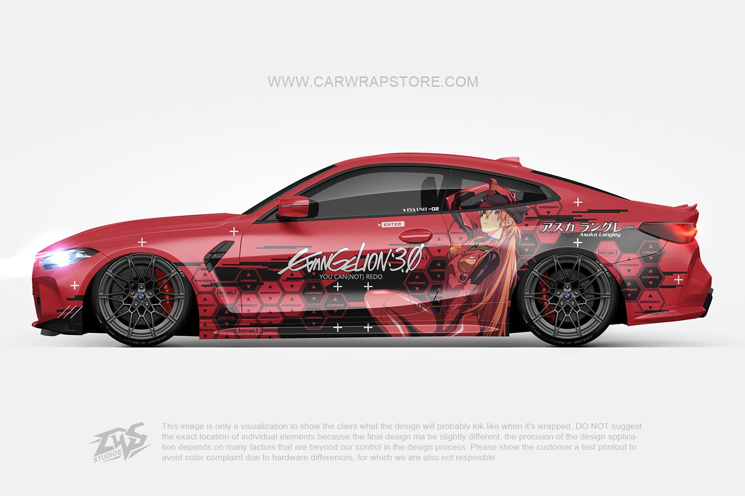 Soryu Asuka Langley Neon Genesis Evangelion【EVA-01】 - Car Wrap Store