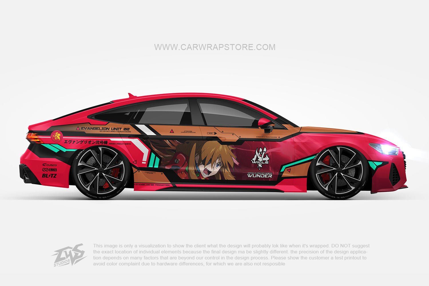 Soryu Asuka Langley Neon Genesis Evangelion【EVA-06】 - Car Wrap Store
