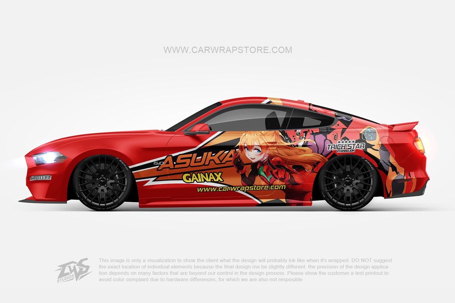 Soryu Asuka Langley Neon Genesis Evangelion【EVA-06】 - Car Wrap Store