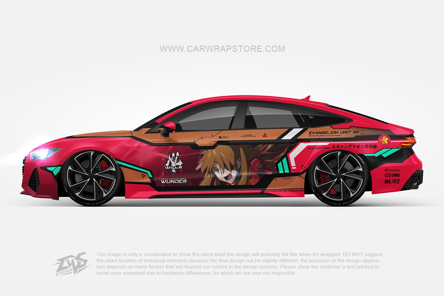 Soryu Asuka Langley Neon Genesis Evangelion【EVA-06】 - Car Wrap Store