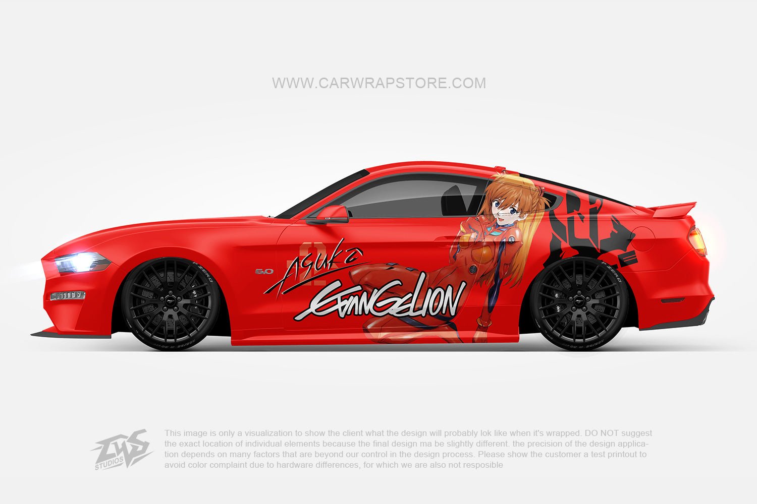 Soryu Asuka Langley Neon Genesis Evangelion【EVA-08】 - Car Wrap Store