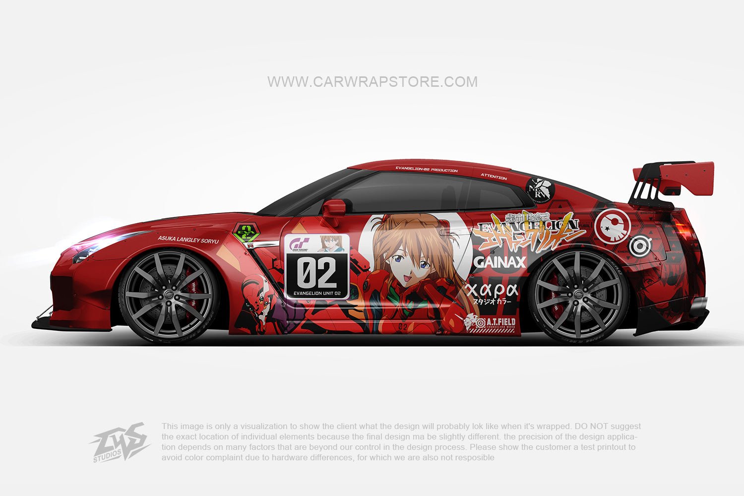 Soryu Asuka Langley Neon Genesis Evangelion【EVA-10】 - Car Wrap Store