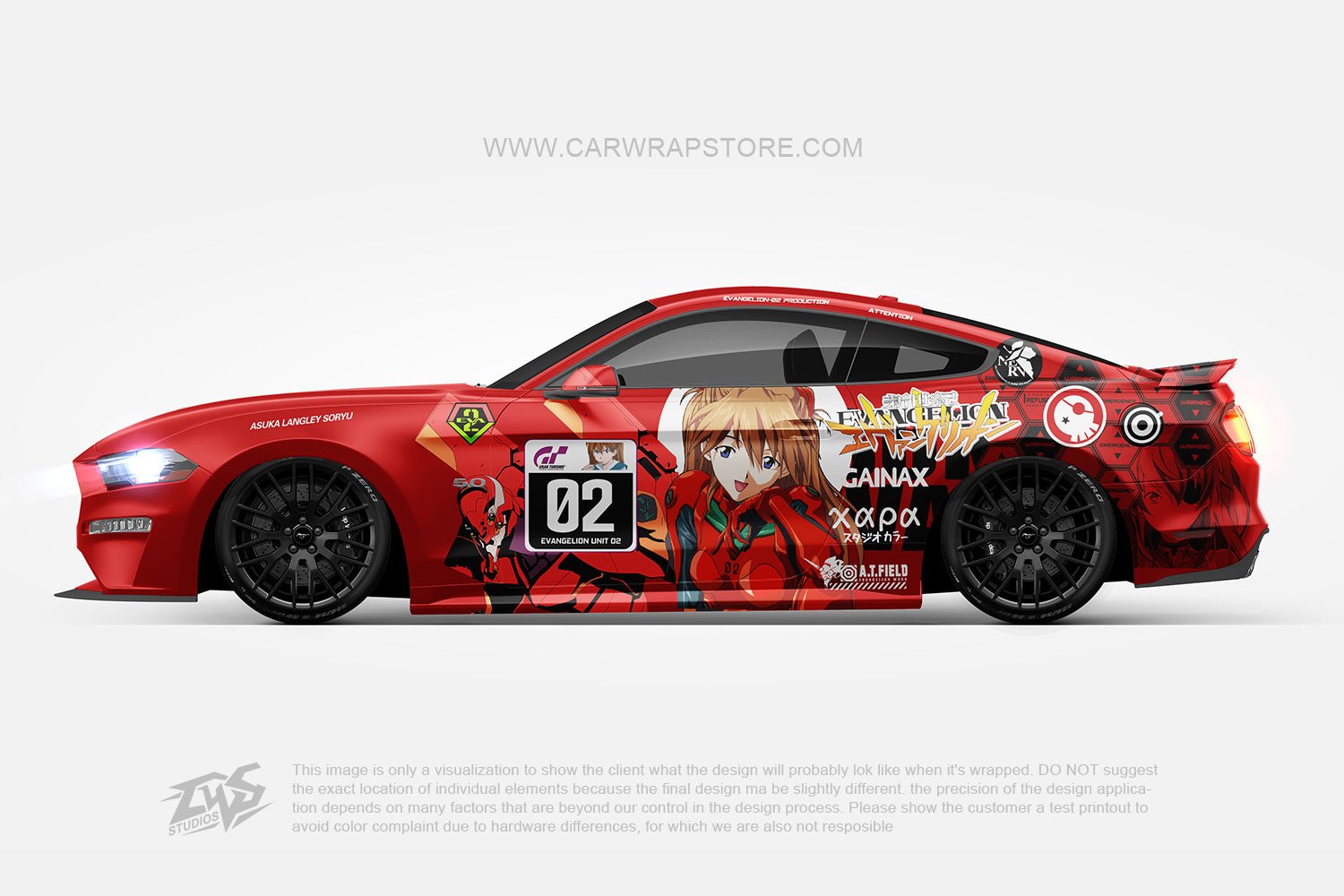 Soryu Asuka Langley Neon Genesis Evangelion【EVA-10】 - Car Wrap Store